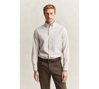 Gant Regular Fit Garment Dyed Twill Shirt Sand Beige L