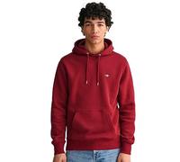 GANT Herren REG Shield Hoodie Kapuzenpullover, PLUMPED RED, M