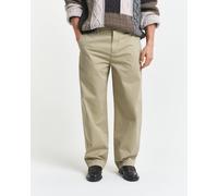 GANT Herren Relaxed Fit Chinohose aus Baumwolltwill (32/32) WOODY BEIGE