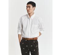 GANT Herren Relaxed Fit Heritage Popelin Hemd (M) Weiß