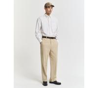 GANT Herren Relaxed Fit Herringbone Anzughose mit Noppeneffekt (52) CONCRETE BEIGE