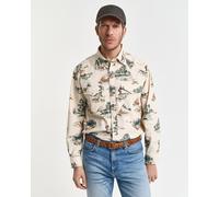 GANT Herren Relaxed Fit Rodeo Hemd mit Print (XXXL) IVORY Weiß