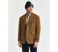 GANT Herren Relaxed Fit Tweed-Sakko mit Karomuster (52) PEANUT BUTTER