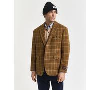 GANT Herren Relaxed Fit Tweed-Sakko mit Karomuster (54) PEANUT BUTTER