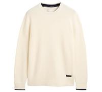 GANT Herren Ribbed Cotton C-Neck Pullover, Cream, Small