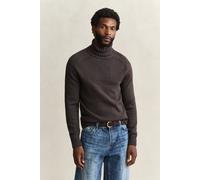 GANT Herren Rollkragenpullover aus Mouliné-Wollgemisch (S) EVENING Blau