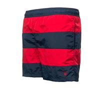 GANT Herren Rugby Stripe Swim Shorts C.F Badehose, Rot (Bright Red 620), X-Large (Herstellergröße: XL)
