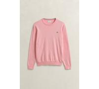 GANT Regular Fit Strickpullover Rundhalspink, Einfarbig
