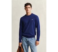 Gant Herren Pullover aus Baumwolle, navy, Gr. M