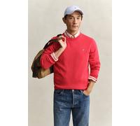 GANT Herren Rundhalspullover aus Baumwolle (XL) ROSE Rot