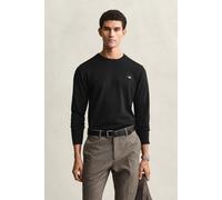 GANT Herren Rundhalspullover aus Baumwolle (XXXL) Schwarz