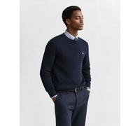 Gant Herren Pullover mit Bio-Baumwolle, marine, Gr. XL