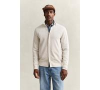 GANT Herren Sacker Rib Sweatjacke mit Reißverschluss (XXL) SEED MELANGE