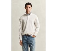 GANT Herren Sacker Rib Sweatshirt mit Reißverschlusskragen (4XL) SEED MELANGE