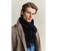 GANT Herren Schal aus gebürstetem Bouclé (ONE SIZE) EVENING Blau