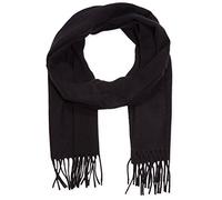 GANT Herren Schal SOLID LAMBSWOOL WOVEN SCARF 91470, Einfarbig, Gr. One size, Schwarz (BLACK 5)