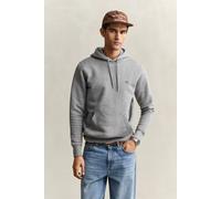 Gant Herren Reg Shield Hoodie Kapuzenpullover, Grey Melange, 4XL EU