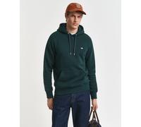 GANT Herren Hoodie - REGULAR SHIELD HOODIE, Kapuzen-Sweatshirt, Baumwoll-Mix Grün (Tartan Green) 4XL