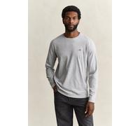 GANT Herren Shield Langarmshirt (S) Grau MELANGE
