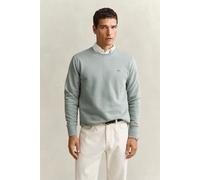 GANT Shield Regular Fit Sweatshirt Rundhals grün, Einfarbig