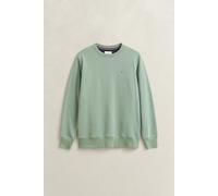 GANT Shield Regular Fit Pullover grün, Einfarbig