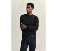 GANT Shield Regular Fit Sweatshirt Rundhals schwarz, Einfarbig