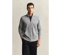 Gant Herren Reg Shield Full Zip Sweatshirt, Grey Melange, L EU