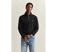 Gant Herren Reg Shield Half Zip Sweatshirt, Schwarz, 4XL EU