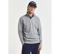 GANT Shield Regular Fit Sweatshirt Zip grau, Einfarbig