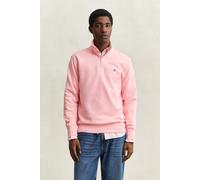 GANT Herren Shield Sweatshirt mit halblangem Reißverschluss (L) BUBBELGUM Rosa