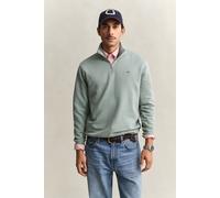 GANT Herren Shield Sweatshirt mit halblangem Reißverschluss (XL) CERAMIC Grau