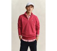 GANT Herren Shield Sweatshirt mit halblangem Reißverschluss (XL) ROSE Rot