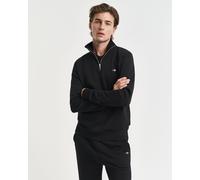 GANT Shield Regular Fit Sweatshirt Zip schwarz, Einfarbig