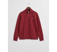 GANT Herren Shield Sweatshirt mit halblangem Reißverschluss (XXL) PLUMPED Rot