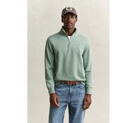 GANT - Shield Sweatshirt mit halblangem Reißverschluss Grün - Gr. - XXL