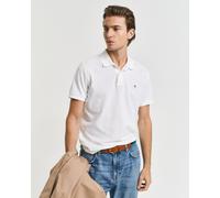 GANT Herren Slim Fit Archive Shield Piqué Poloshirt (L) Weiß