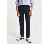 GANT Slim Fit Chino dunkelblau, Einfarbig