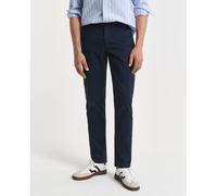 GANT Slim Fit Chino dunkelblau, Einfarbig