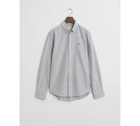 Gant Slim Oxford Banker Stripe Langarmhemd 3XL Persian Blue