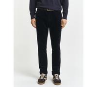 GANT Herren Slim Fit Cord Chinohose (33/32) EVENING Blau
