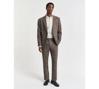 GANT Herren Slim Fit Herringbone Anzughose aus Flanell (46) DEEP Braun