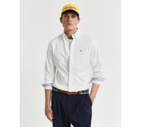 GANT Herren Slim Fit Oxford-Hemd mit Stretch (S) Weiß