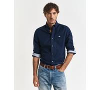 GANT Herren Slim Fit Oxford-Hemd mit Stretch (XL) MARINE