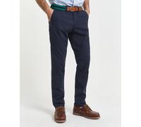GANT Slim Fit Chino dunkelblau, Einfarbig