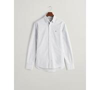 GANT Herren Slim Oxford Banker Stripe Shirt, Persian Blue, L