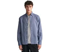 GANT Slim Fit Hemd blau, Einfarbig