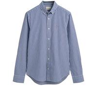 GANT Herren Slim Poplin Stripe Shirt Klassisches Hemd, College Blue, 3XL EU