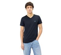 Gant Herren Slim Shield V-Neck T-Shirt T Shirt, Schwarz, XL EU
