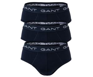GANT Herren Slips, 3er Pack - Brief 3-Pack, Slim Fit, Logo, Stretch Cotton, uni Blau 3XL