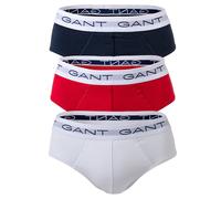 GANT Herren Slips, 3er Pack - Brief 3-Pack, Slim Fit, Logo, Stretch Cotton, uni M Mehrfarbig